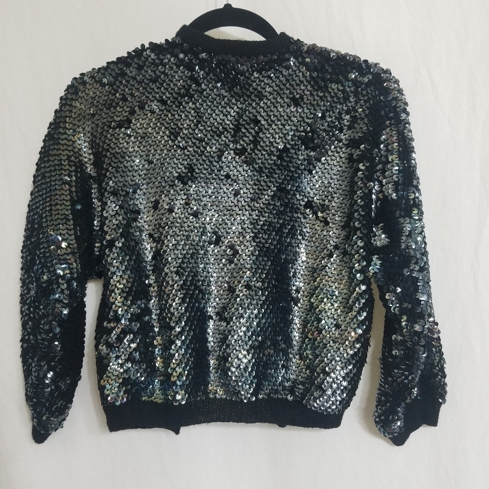 Vintage Bernat Sequin Jacket - Picture 4 of 16